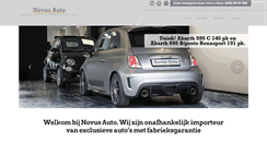 Desktop Screenshot of novusauto.nl