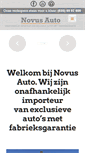 Mobile Screenshot of novusauto.nl